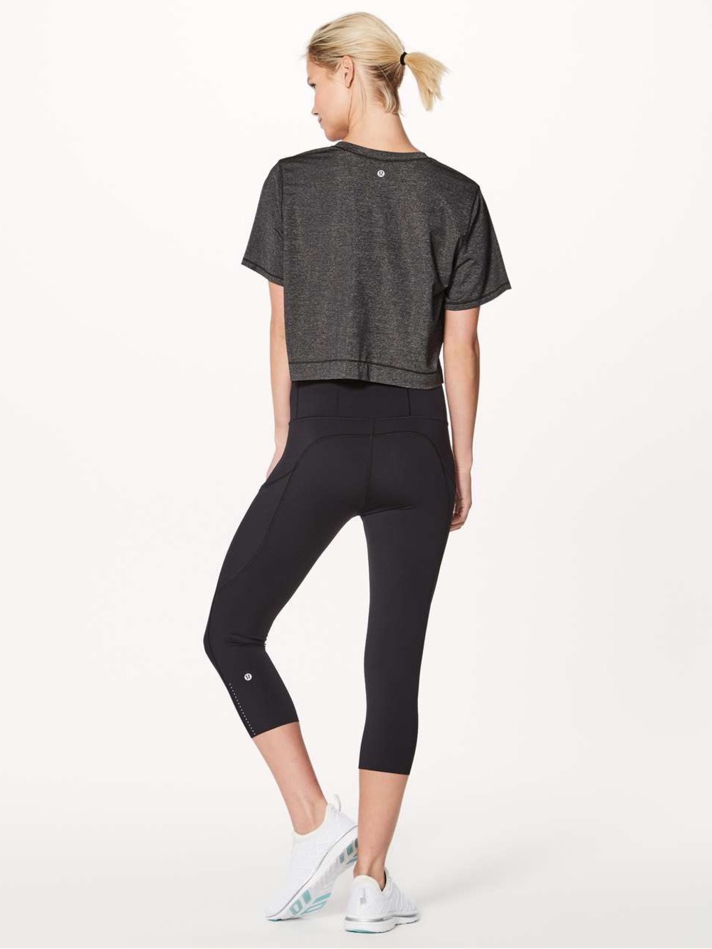 Lululemon Run The Day Short Sleeve Cropped